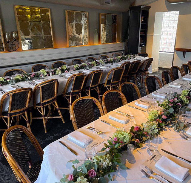 Dinner Packages and Menu Frog and Peach